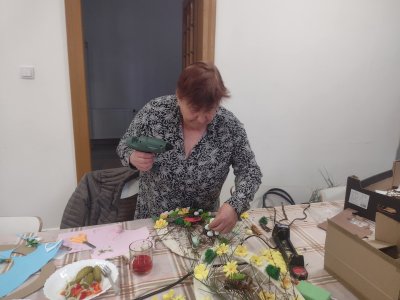 Warsztaty Wiosenny Wianek Wielkanocny